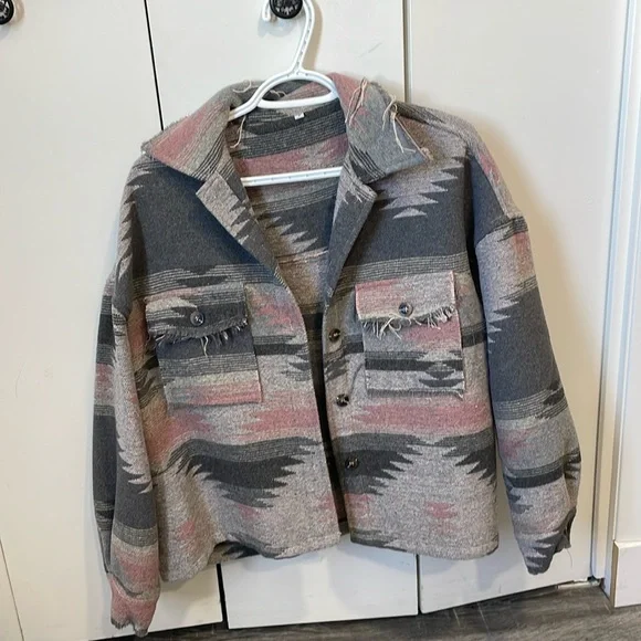 Pink and grey jacket - Picture 1 of 2